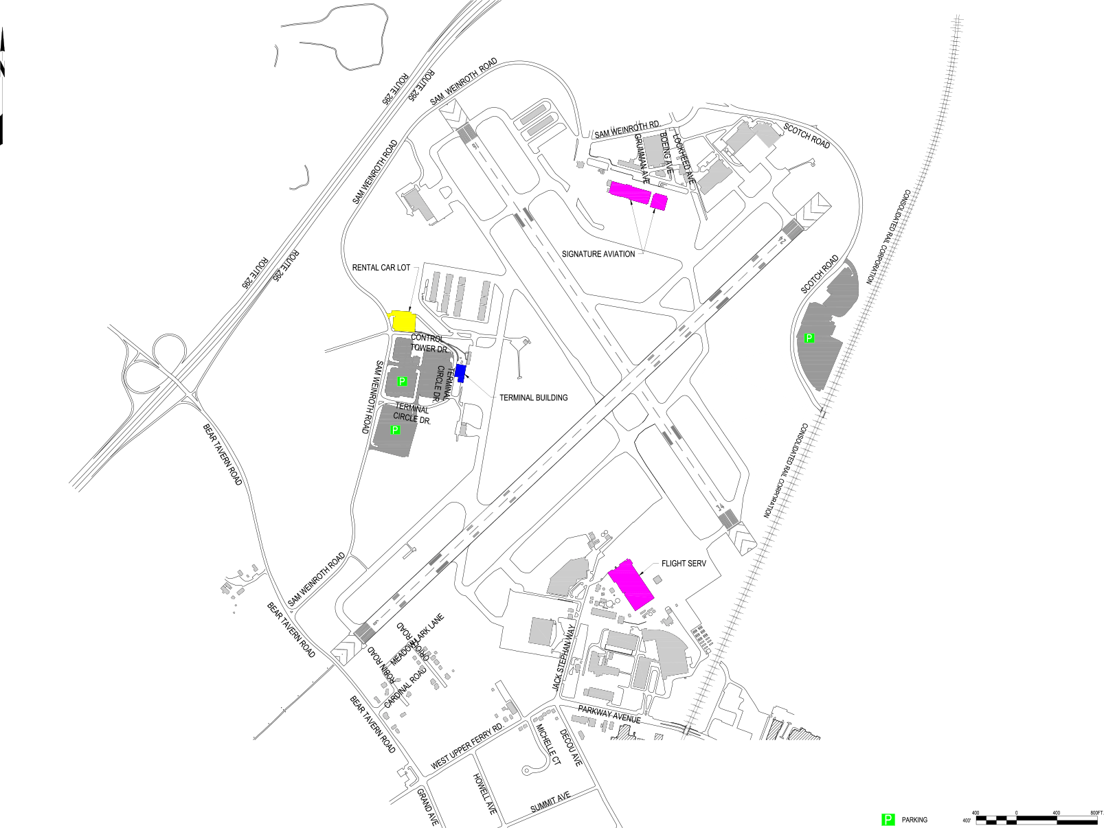 Parking TTN Airport